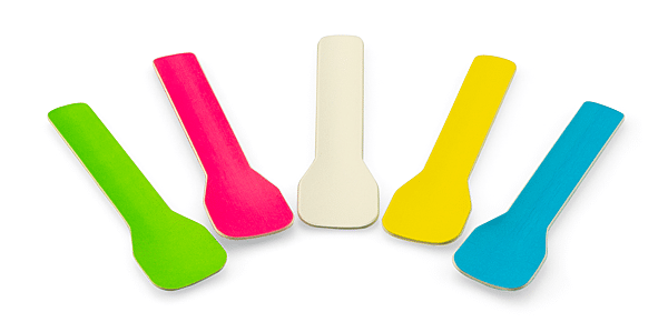 ava IJslepel Papier Mix 9 5cm 100 Stuks