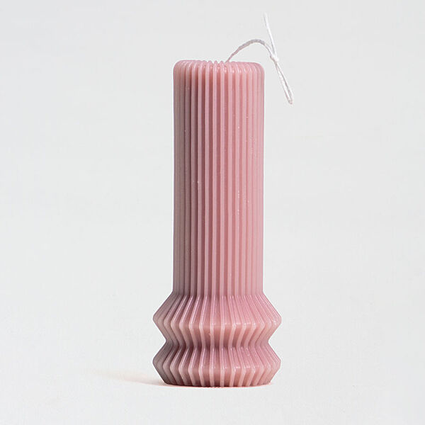 ava Kaarsje geribbeld blush pink