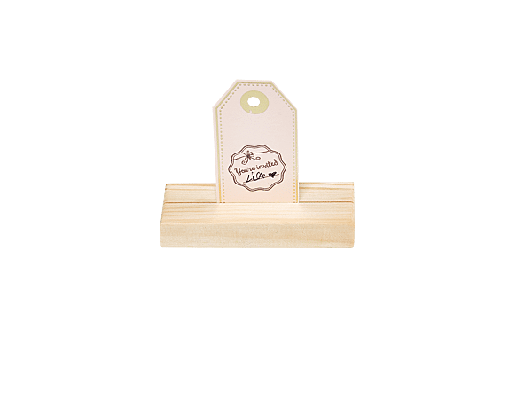 Ava Kaarthouder 10x4 5x1 7cm Hout