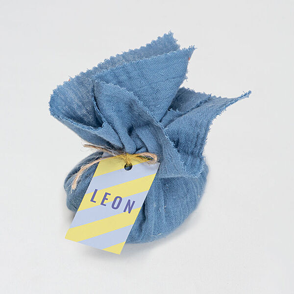 Ava Kleurrijk Label Met Naam En Strepen