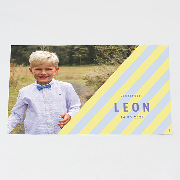 Ava Kleurrijke Placemat Met Streepjes En Foto