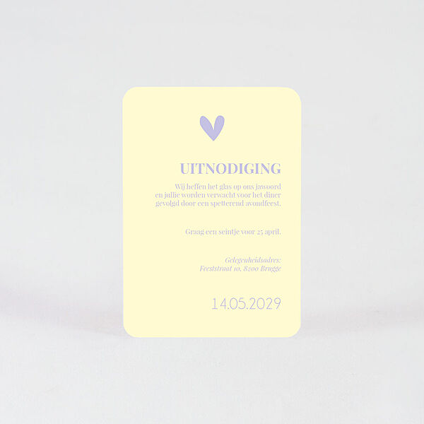 Ava Kleurrijke Stapelkaart Bruiloft