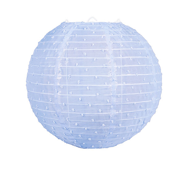 ava Lampion Blauw Ø 25cm Met Bloemen - Nylon