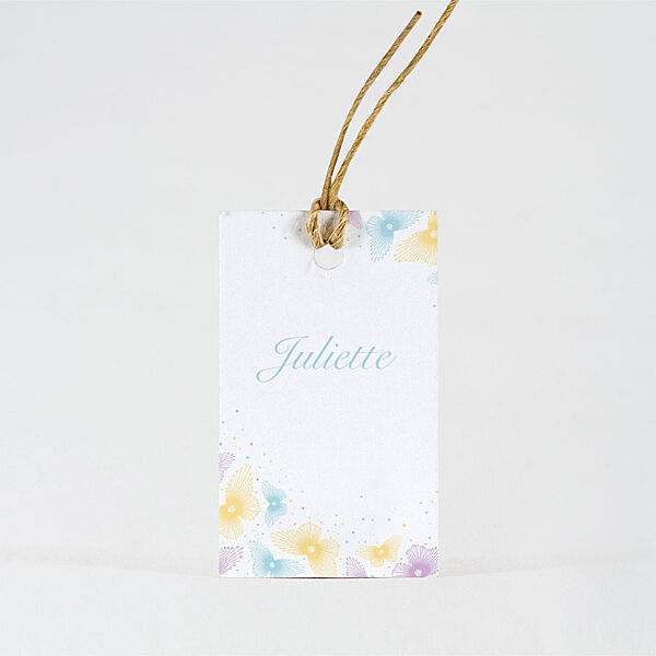 ava lang label Floral Pastel