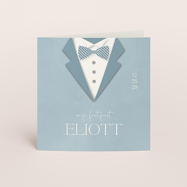 ava Lentefeest uitnodiging met kostuum