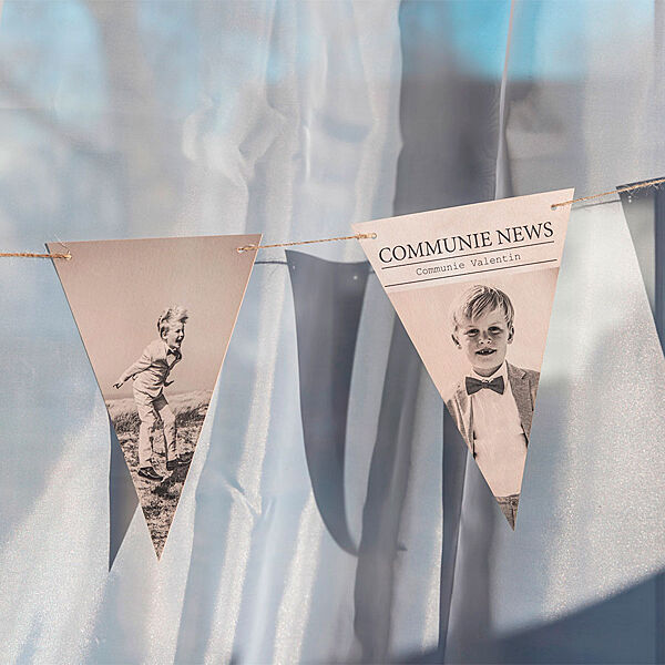 Ava Leuke Vlaggenlijn In Krant Thema Met Foto's