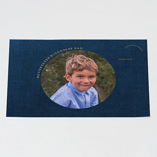 Ava Linnenlook Placemat Met Foto En Tekst