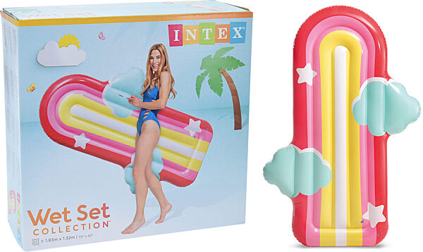 Ava Luchtmatras Regenboog 183x132cm