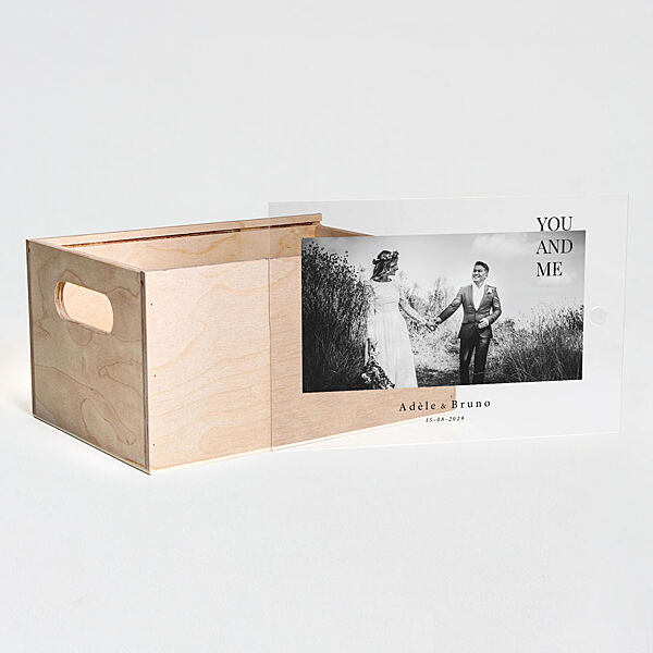 Ava Memorybox Met Plexi Schuifdeksel En Foto