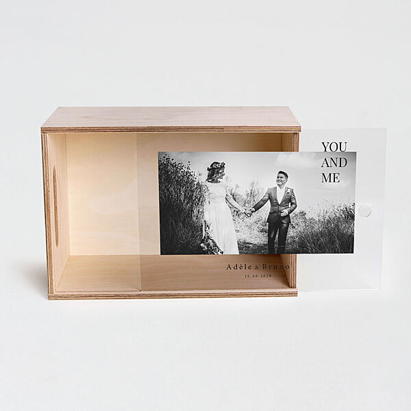 ava Memorybox met plexi schuifdeksel en foto