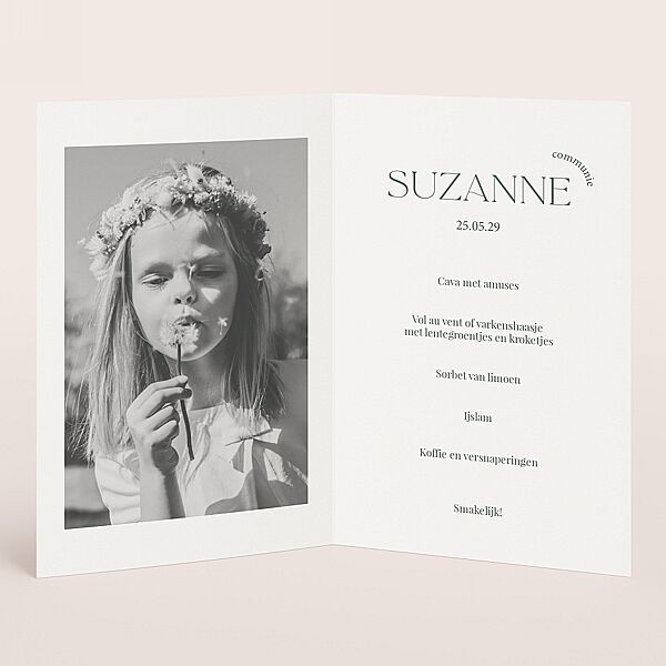 Ava Menukaart Met Citroenen En Foto