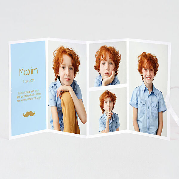 Ava Mini Fotoboekje Met Bijpassend Lintje