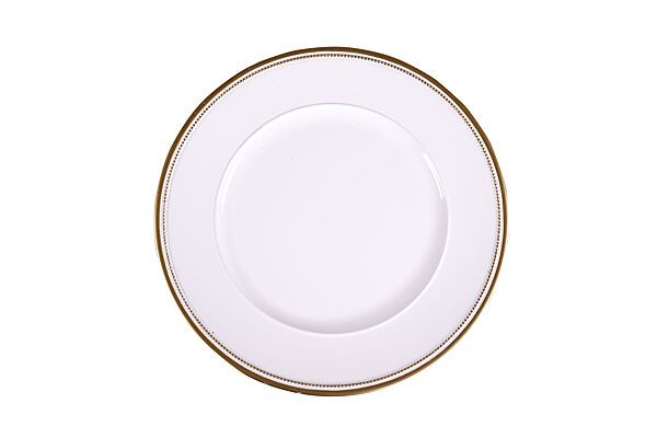 ava Onderbord Wit Gouden Randje Ø 33cm