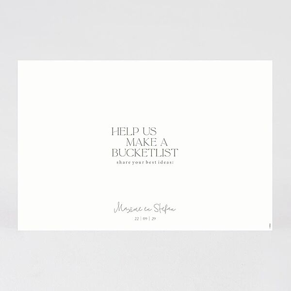 Ava Origineel Gastenboek Bord In Extra Dik Papier