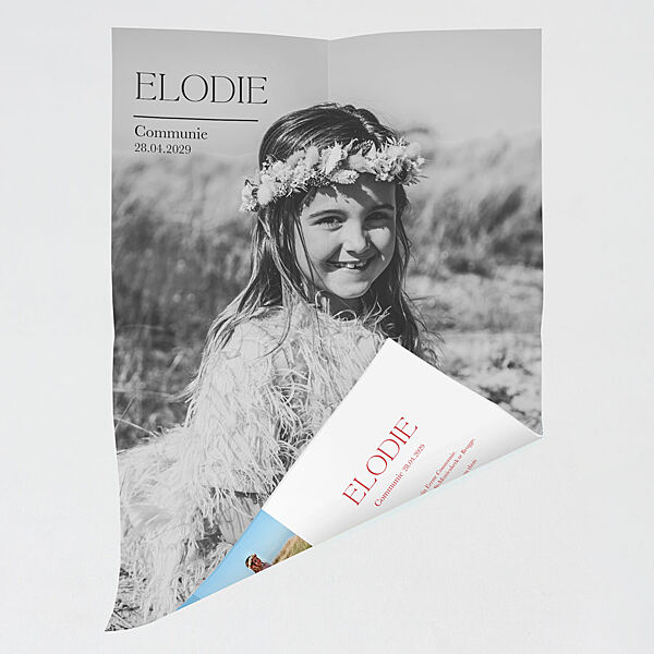 Ava Originele Communie Uitnodiging Poster