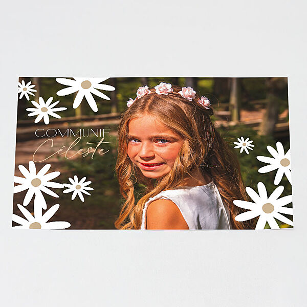 Ava Placemat Met Grote Foto En Madeliefjes