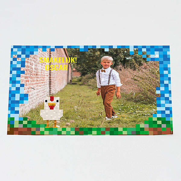 Ava Placemat Minecraft Met Foto