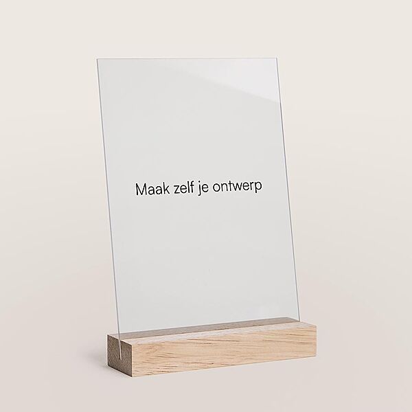 ava Plexi paneel met eigen tekst foto of design