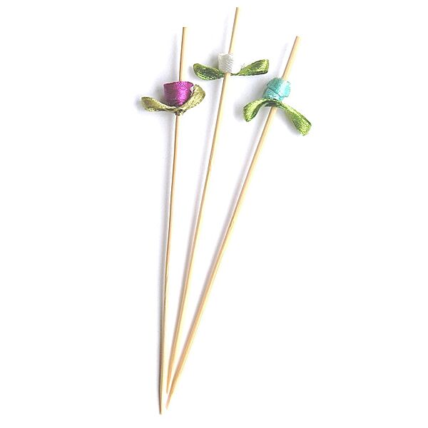 ava Prikker Met Bloem 12cm 100 Stuks