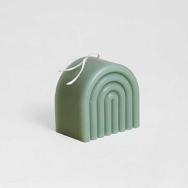 ava Rainbow kaars sage green