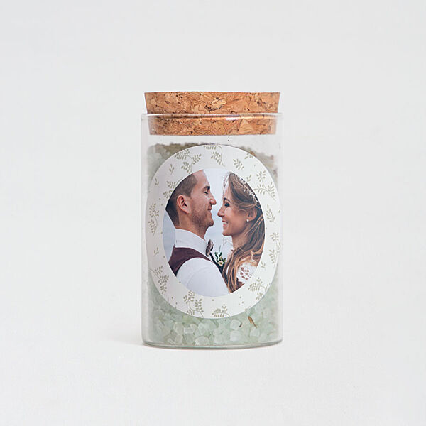 Ava Ronde Sticker Met Foto En Takjes (5 9 Cm)