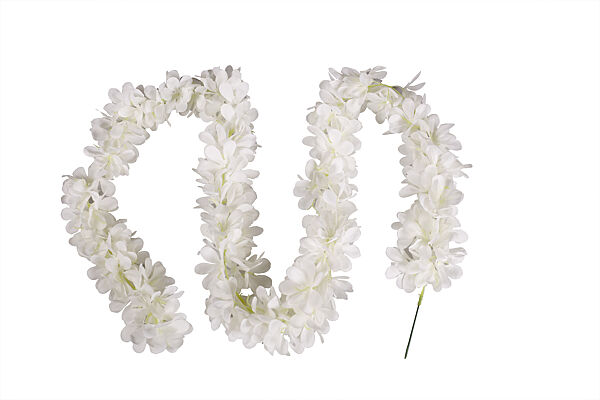 ava Slinger Met Bloemen Wisteria Wit 168cm