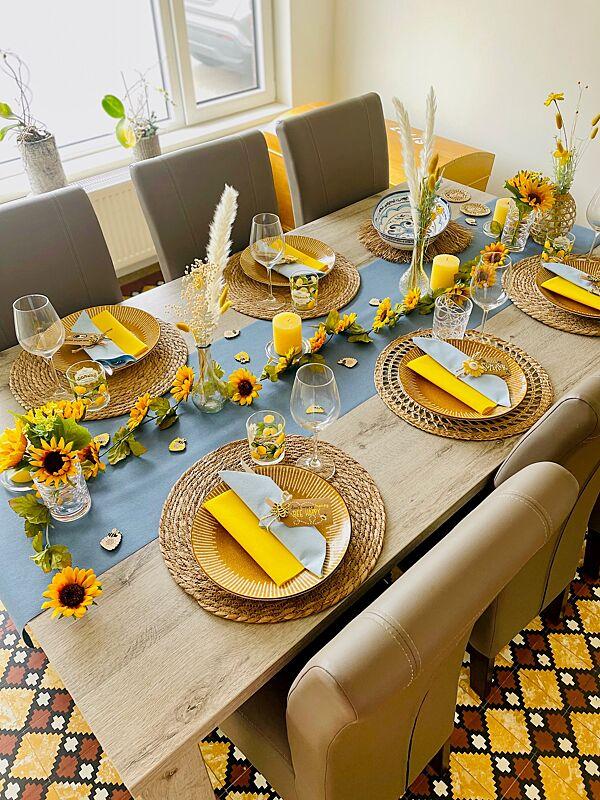 Ava Slinger Met Zonnebloemen 220cm