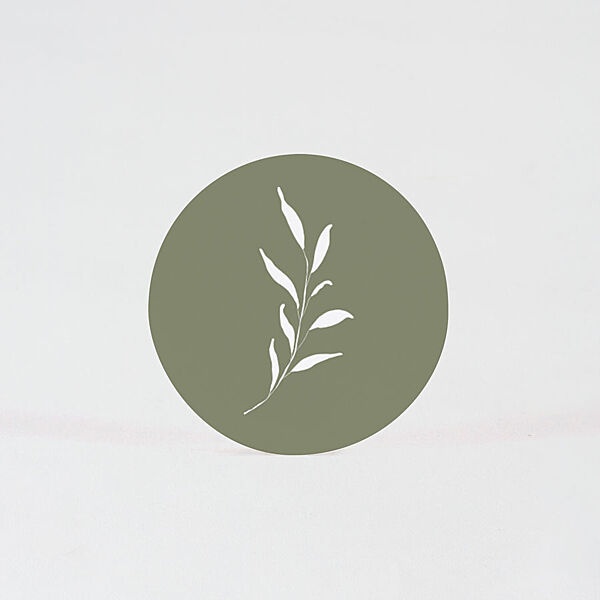 Ava Sluitzegel Communie Met Groen Met Takje (3 7 Cm)