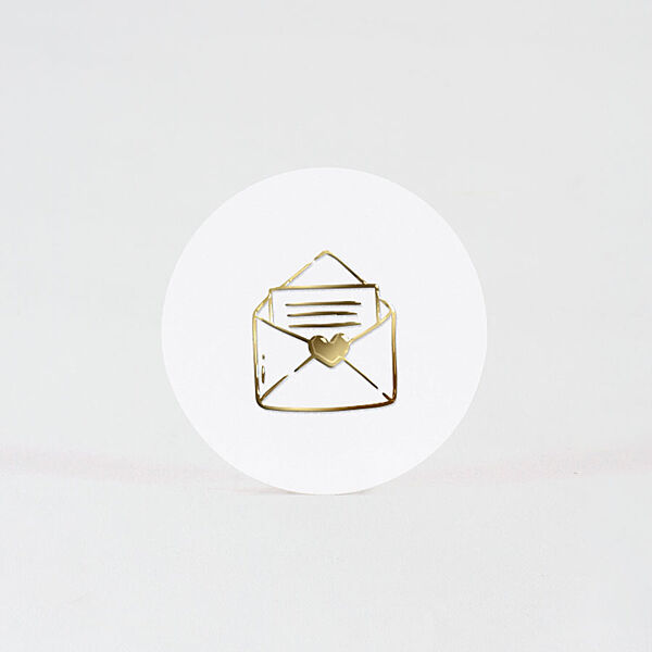 Ava Sluitzegel Met Envelopje In Goudfolie (3 7 Cm)