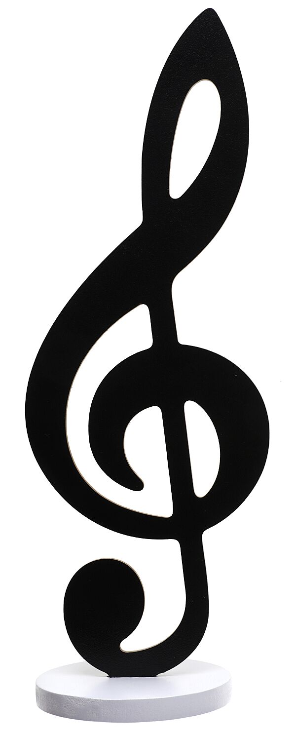 ava Solsleutel Zwart Hout 10x27cm