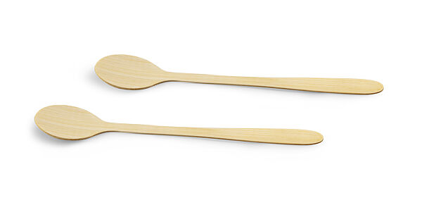 ava Sorbetlepel Bamboe Sier 210mm 50 Stuks