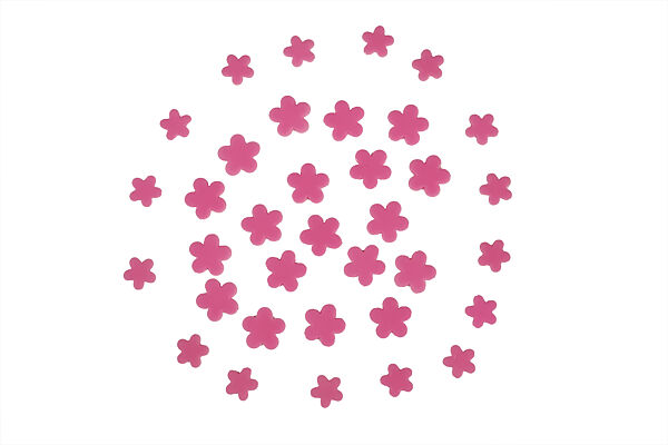 ava Tafelconfetti Bloemen Roze Ø 1 8-2 3cm 15g