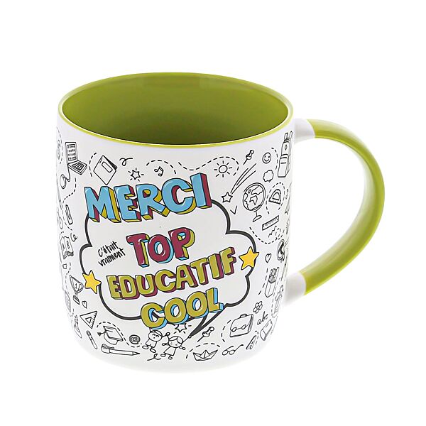 ava Tasse "Cool" Merci 12 2x8 5x9 2cm Multicolor