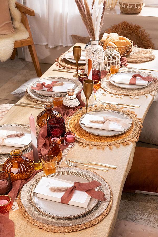 Ava Vaas Glas 8x7x12cm Zand/Terra/Bruin 1 Van De 3