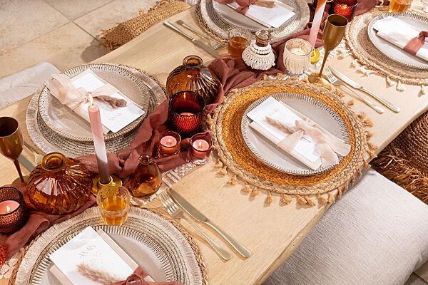 Ava Vaas Glas 8x7x12cm Zand/Terra/Bruin 1 Van De 3