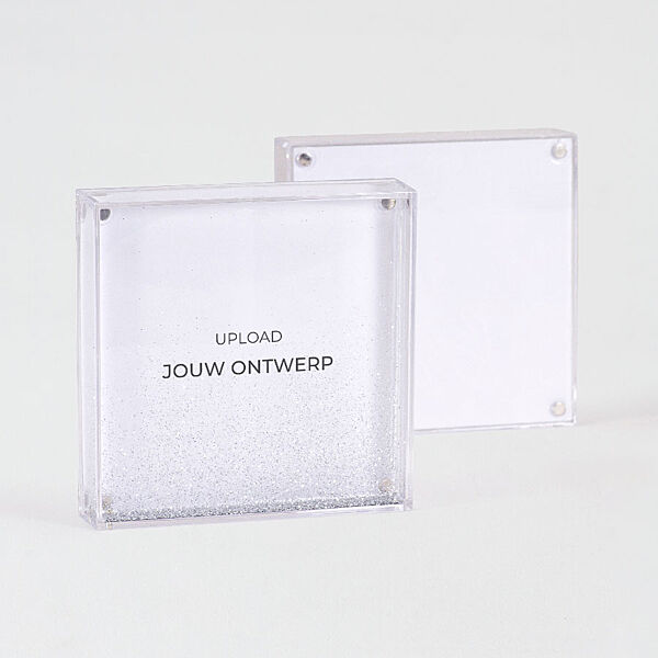 ava Vierkante fotolijst met glitters