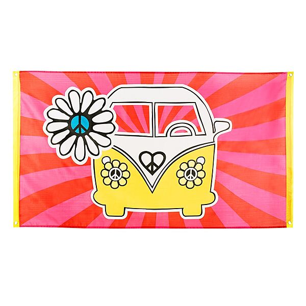 ava Vlag Hippie 150x90cm Multicolor