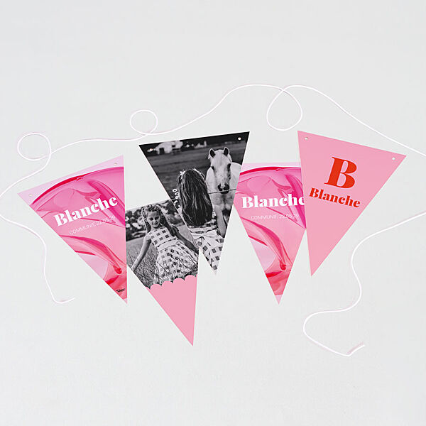 Ava Vlaggenlijn Colorblocking Pink