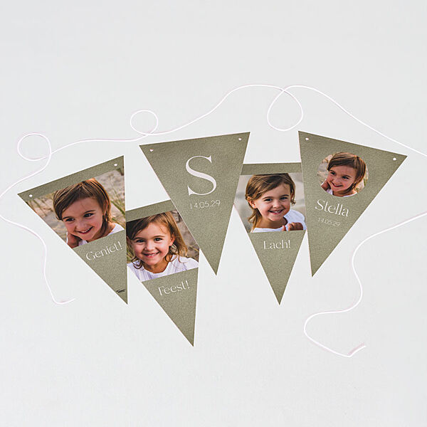 Ava Vlaggenlijn Groene Velvetlook Met Foto's