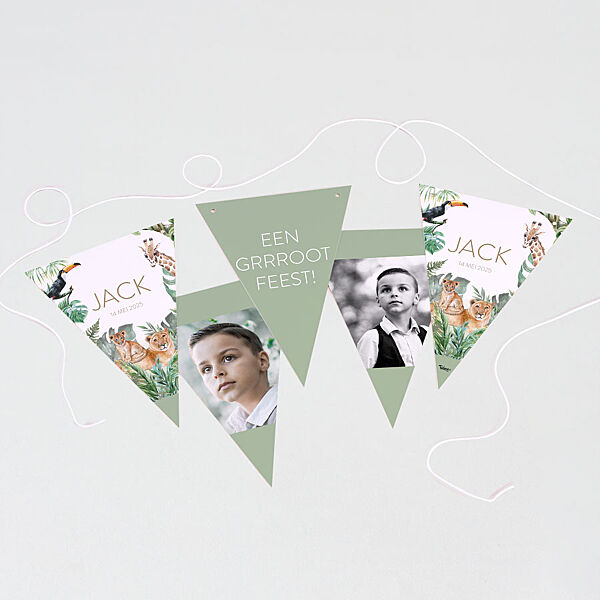 Ava Vlaggenlijn Jungle Met Naam En Foto