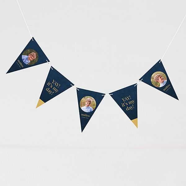 ava Vlaggenlijn met linnenlook en foto's