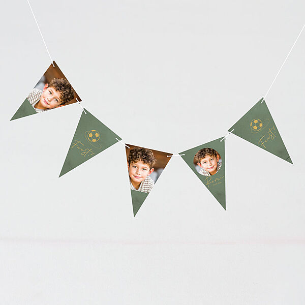 ava Vlaggenlijn voetbal met naam en foto