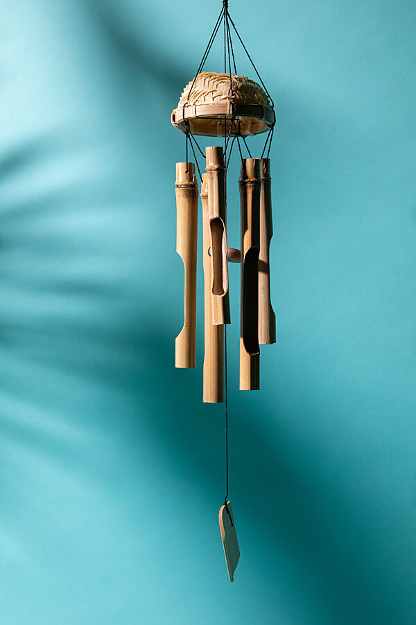 Ava Windgong Bamboe Naturel H 65cm Ø 10cm