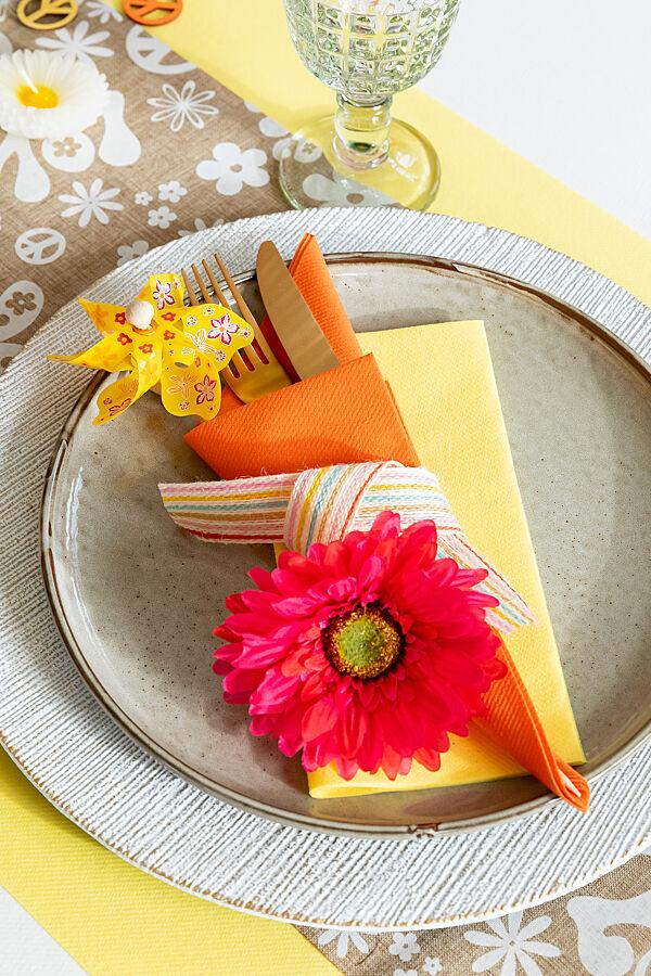 Ava Windmolen Geel/Groen H 28cm Ø 9cm 1 Van De 2