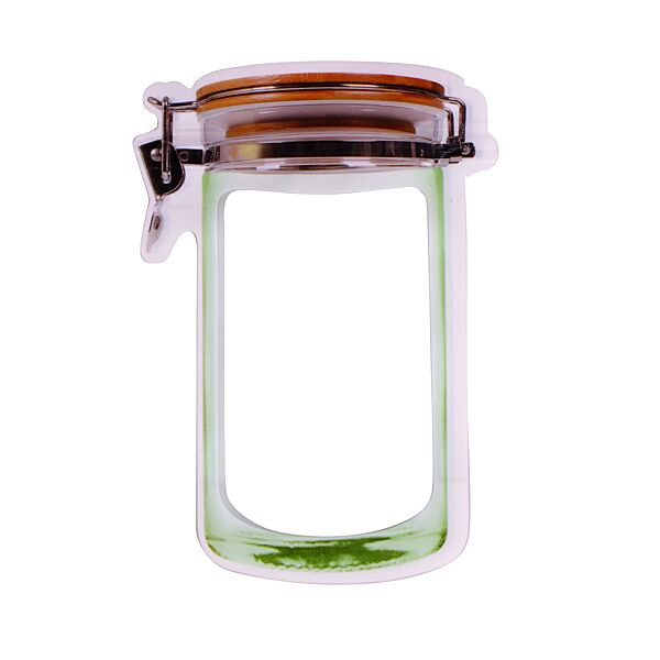 ava Zakje Groen Transparant Met Sluiting 10 5x15cm