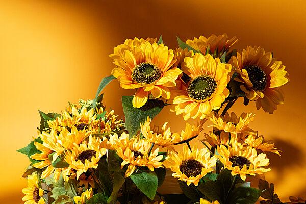 Ava Zonnebloem In Pot Geel 25x25x28cm