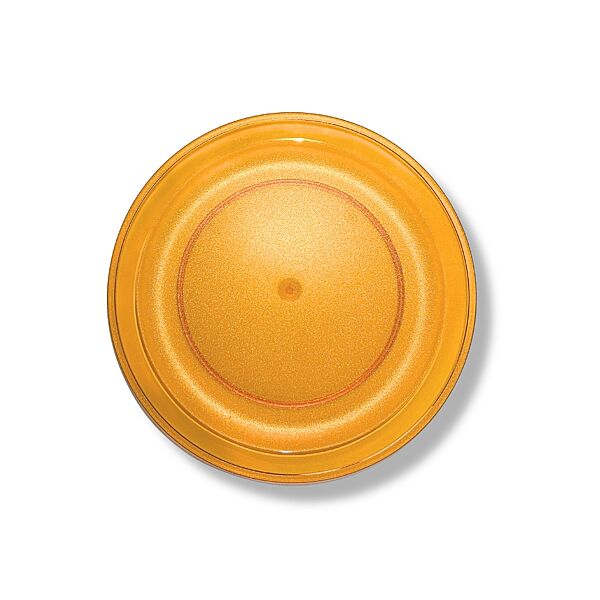 ava Bord Herbruikbaar Oranje Polycarbonaat Ø 27cm 2 Stuks