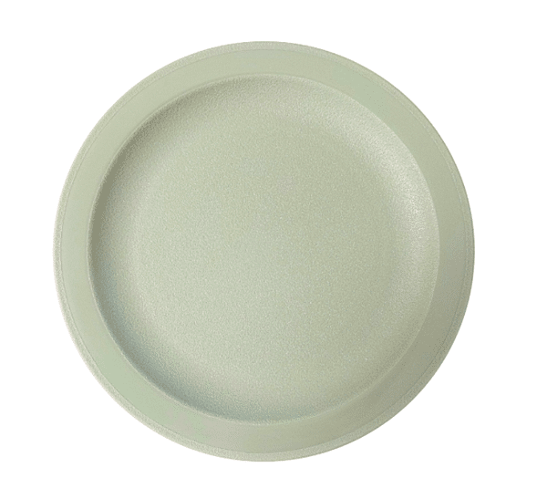 ava Bord Herbruikbaar Pastelgroen PP Ø 27cm 4 Stuks