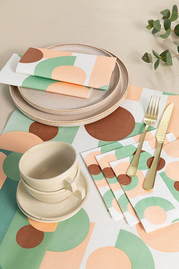 Ava FIESTA Placemat Abstract Natural 30x43cm 60g/m² 50 Stuks