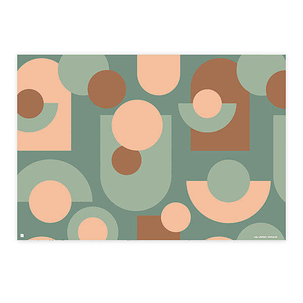 ava FIESTA Placemat Abstract Natural 30x43cm 60g/m² 50 Stuks